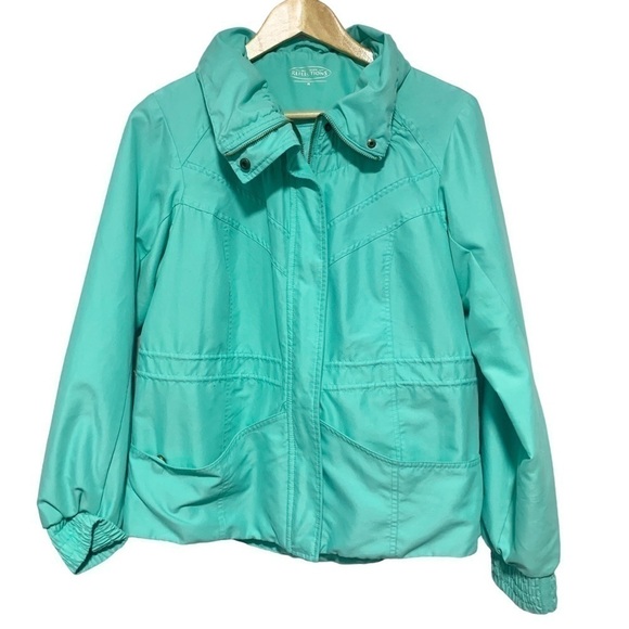 NORTHERN Reflections Teal Color Lightweight Windbreaker Size Medium - Picture 2 of 10